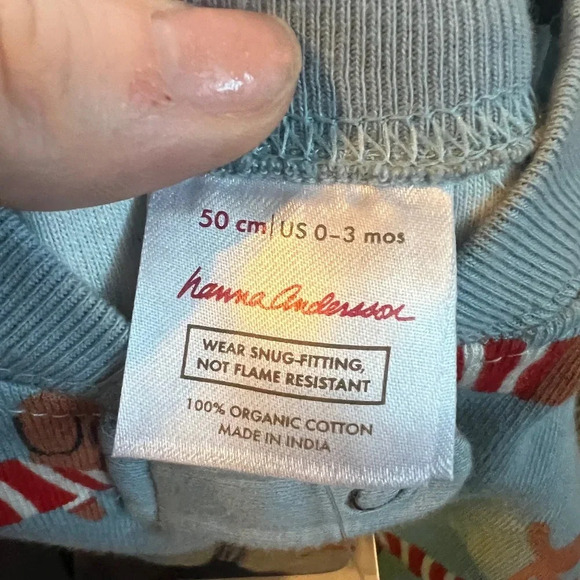 NWT Hanna Andersson Baby zip sleeper dachsund print organic cotton 0-3 months - Picture 2 of 4